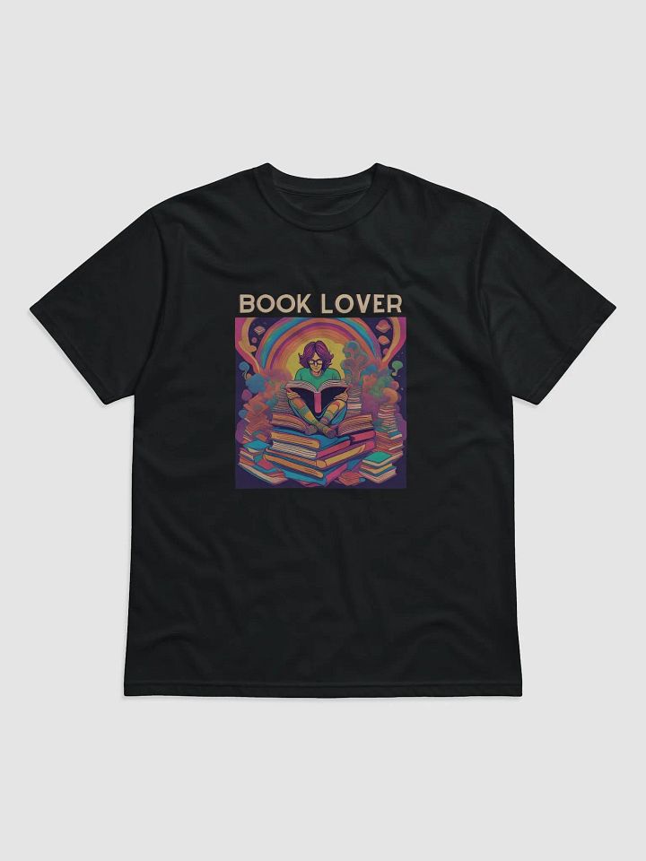 Book Lover Psychedelic Eco T-shirt product image (1)