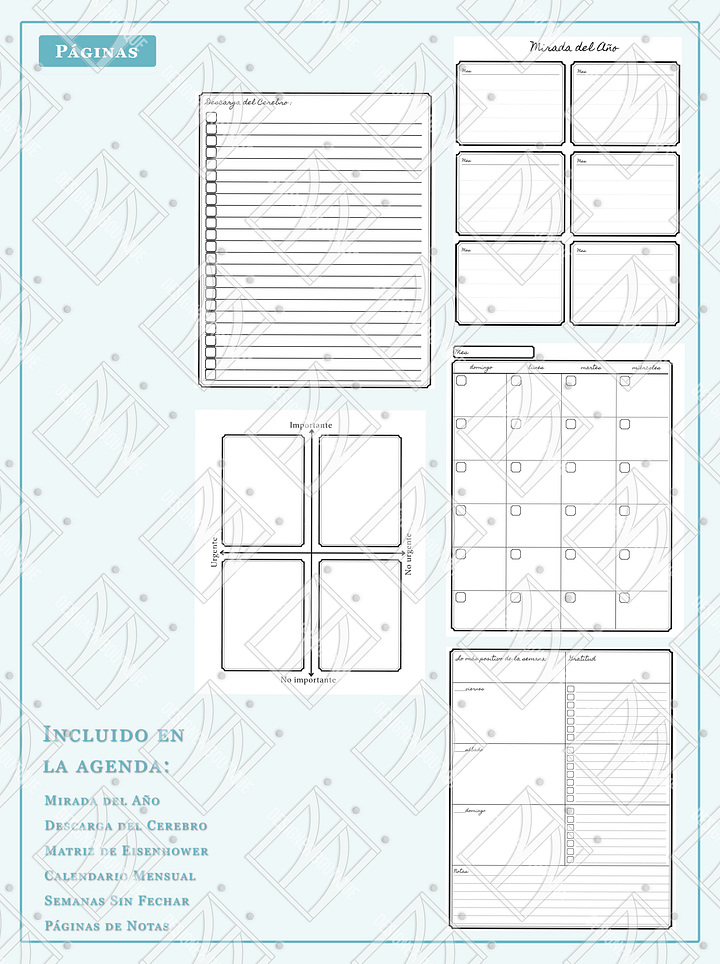 New ProductNavega la Vida con Simplicidad Agenda Sin Fecha Impresa - (Spanish Edition) product image (2)