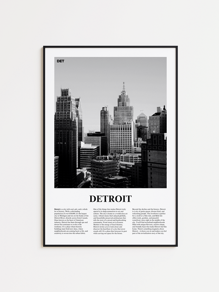 Detroit 02 Newspaper Poster product image (1)