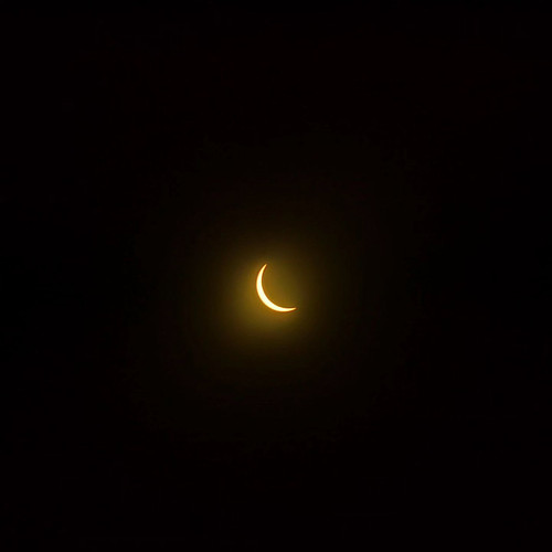 Not really equipped to take pictures of the eclipse properly. Very much wish I had gone to the totality.