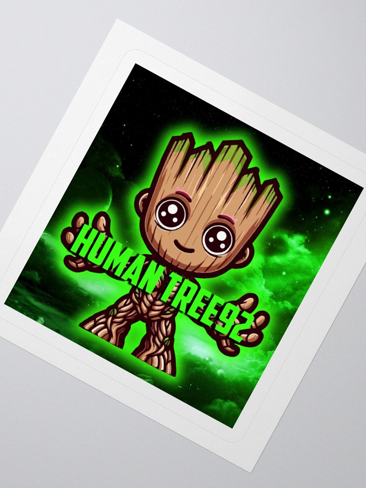 Kiss Cut Sticker Green Glow Full product image (4)