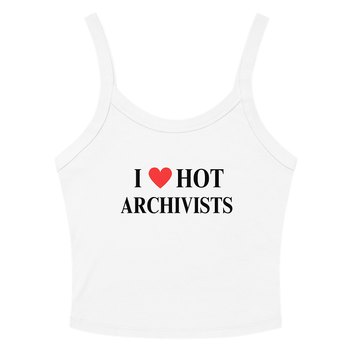 I HEART HOT ARCHIVISTS TANK product image (2)