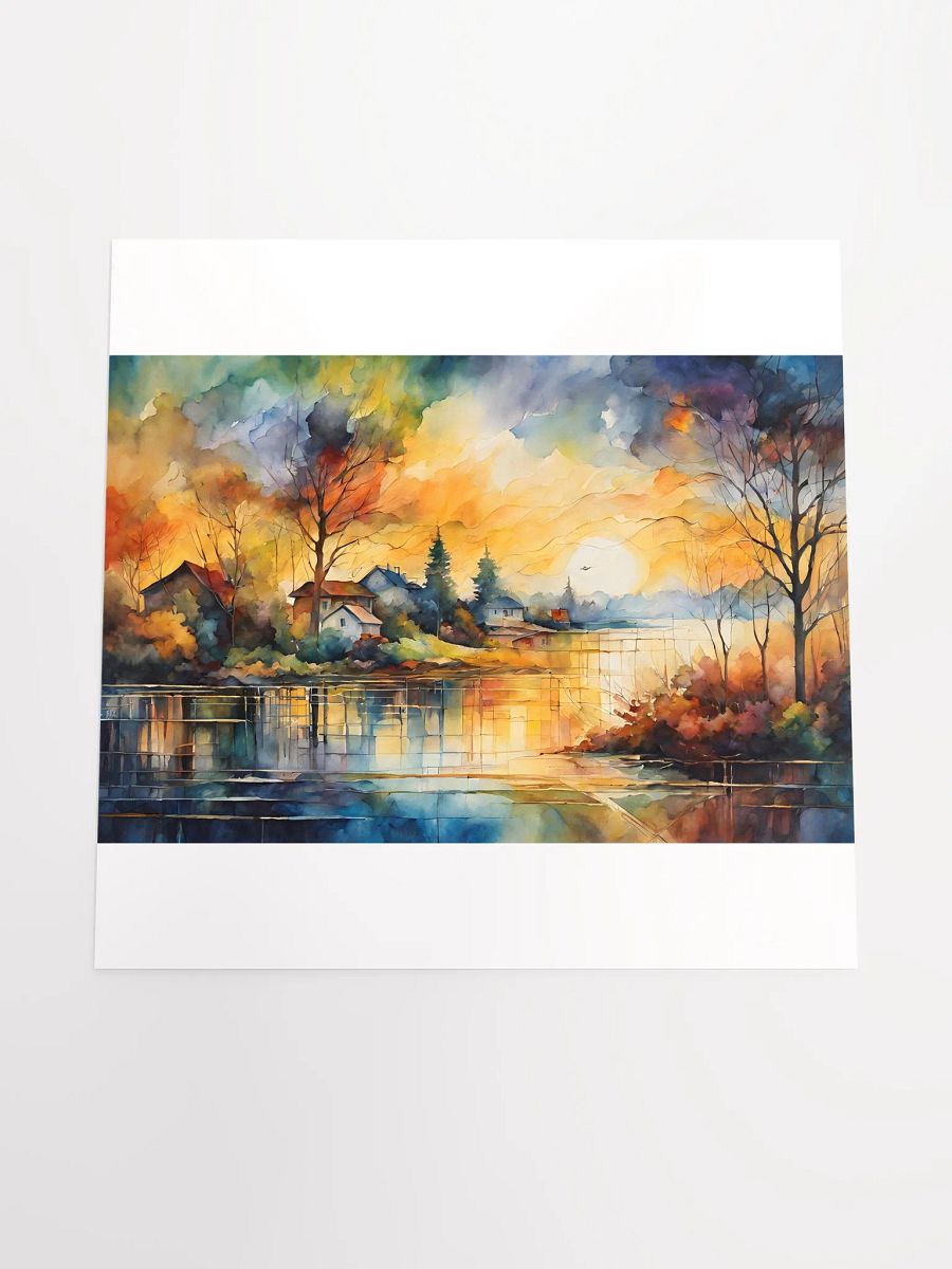 Sunset Serenity by the Riverside Poster product image (7)