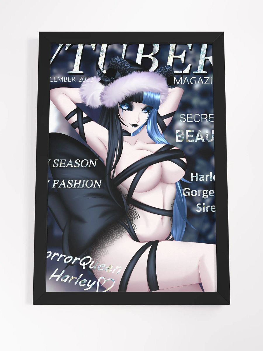 Framed Vtuber Magazine Print (Lewd) product image (4)