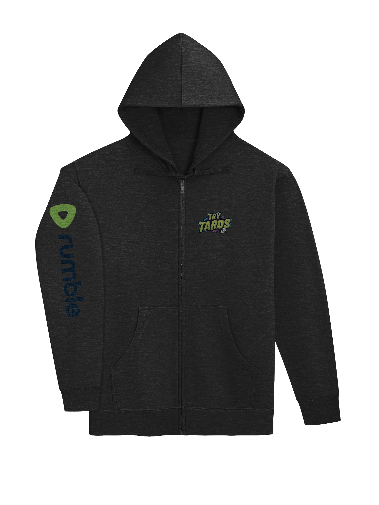 CHP Distressed Logo Fleece Zip-Up Hoodie product image (3)