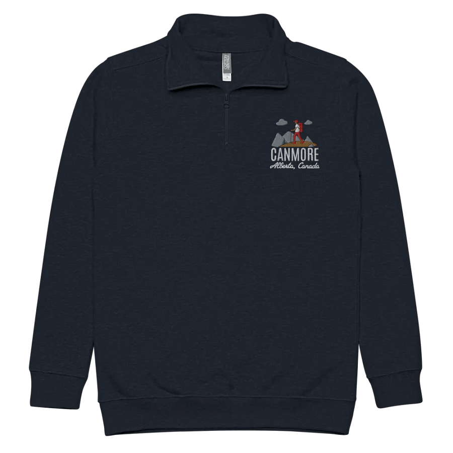 Canmore Alberta Left Side Embroidered Half Zip product image (19)