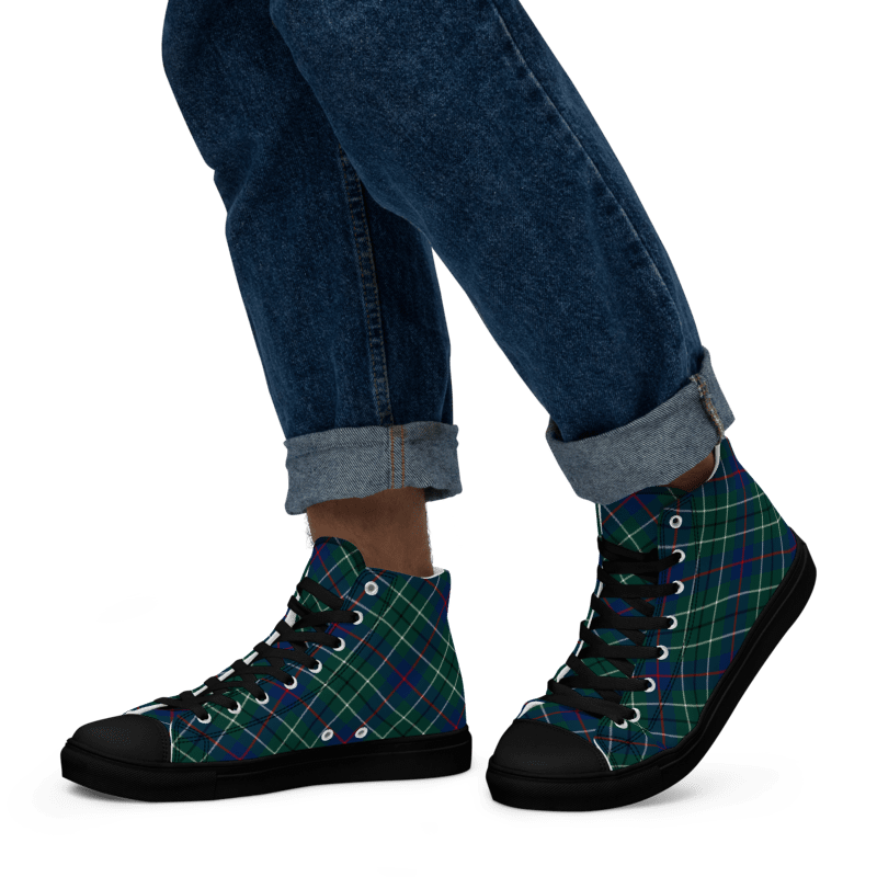 Duncan Tartan Men's High Top Shoes product image (5)