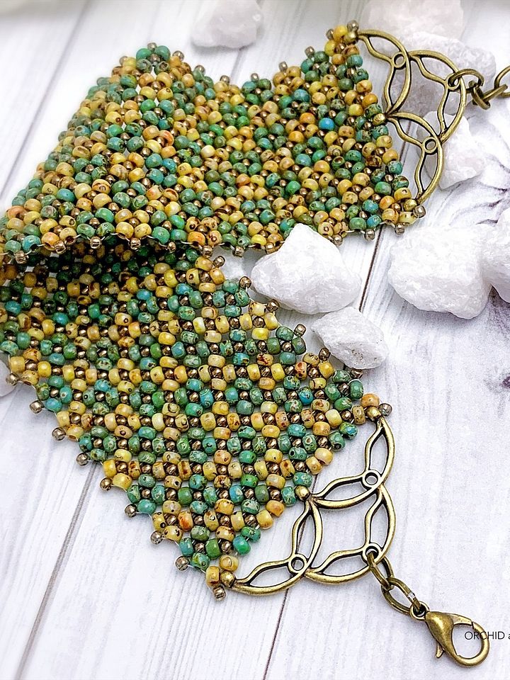 Beading Pattern – Canyon Falls Bracelet product image (1)