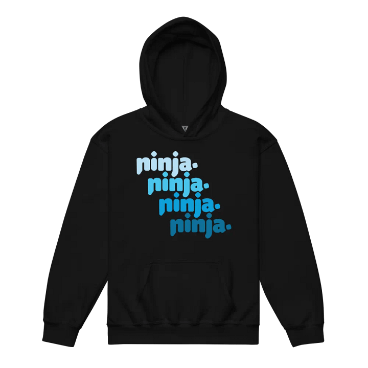Blue Quad Ninja Kids Hoodie product image (1)