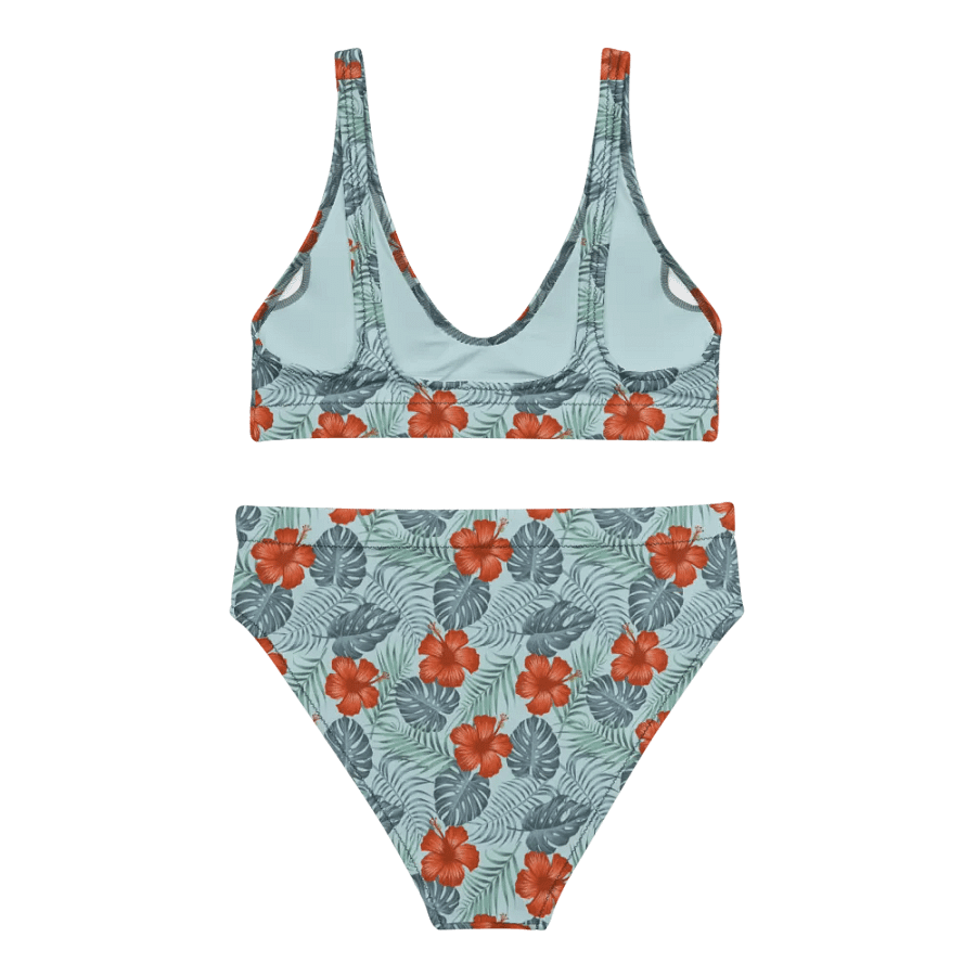 Palm Paradise | Recycled High Waisted Bikini product image (6)