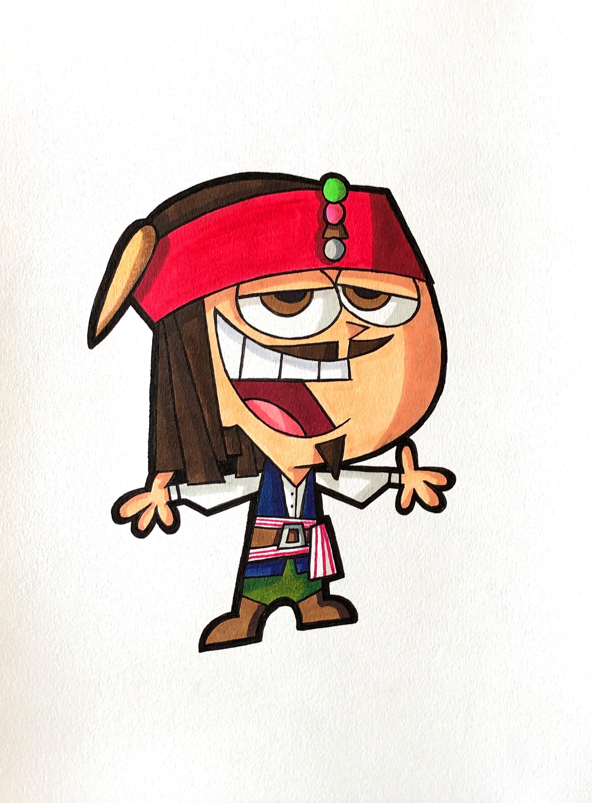 Pirate 9 Original Drawing product image (1)