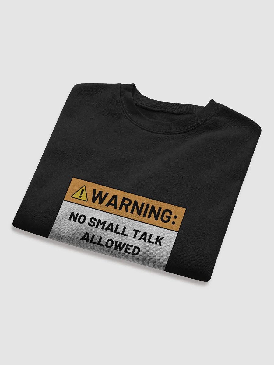 NO SMALL TALK ALLOWED cropped crewneck product image (21)