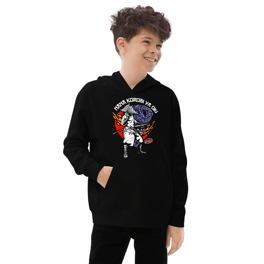Kid's: Fall Down 7 Times. Stand Up 8 hoodie product image (2)
