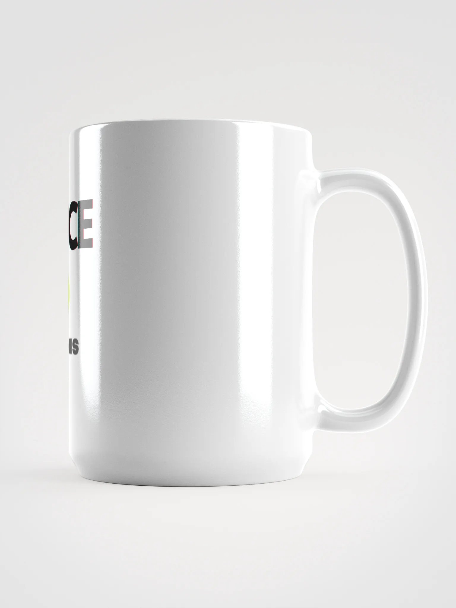 Tennis Deuce White Glossy Mug product image (2)