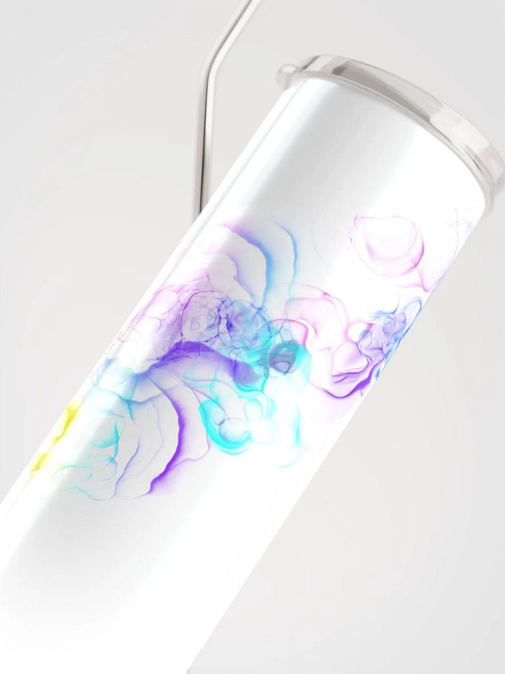 Gorgeous Neon Alcohol Inks Spiral 20-oz Tumbler in Black or White product image (1)