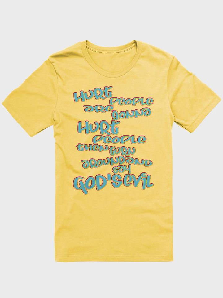 Hurt People - Blue Graffiti - Bella+Canvas Supersoft T-Shirt product image (2)