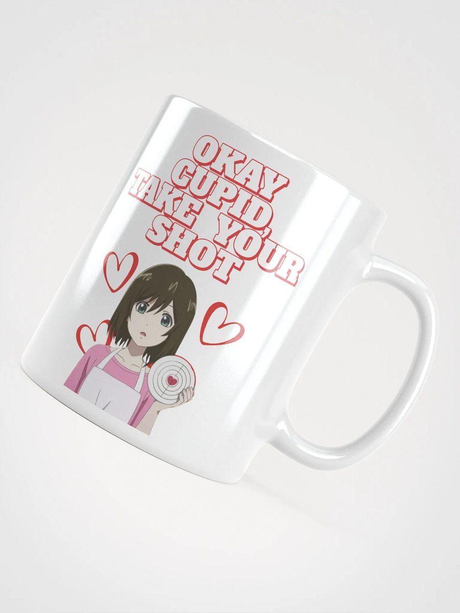 Okay Cupid, Take Your Shot - Valentine's Day White Coffee Cup product image (4)