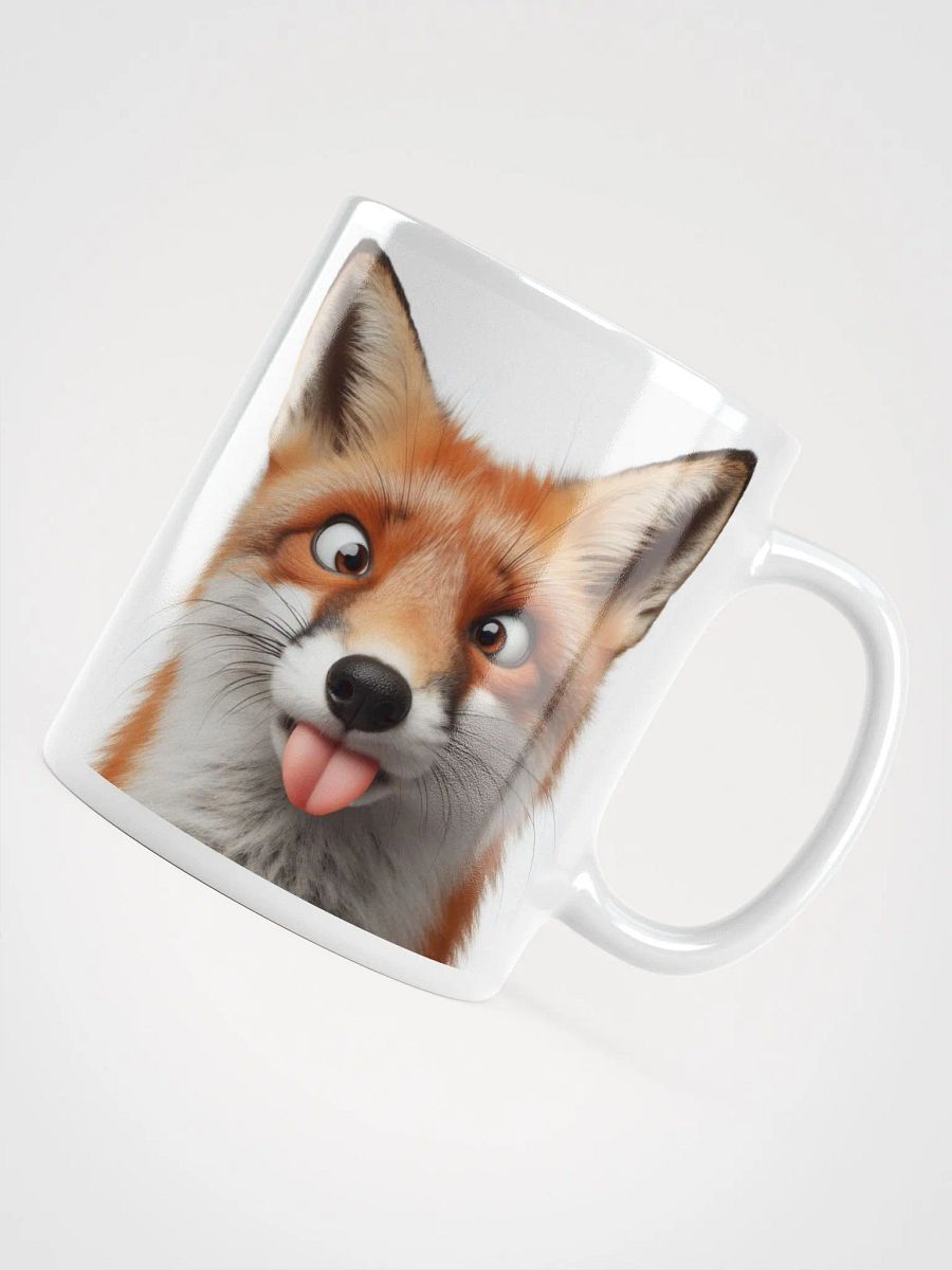 Rude Fox #Humorous Glossy Mug - White product image (4)