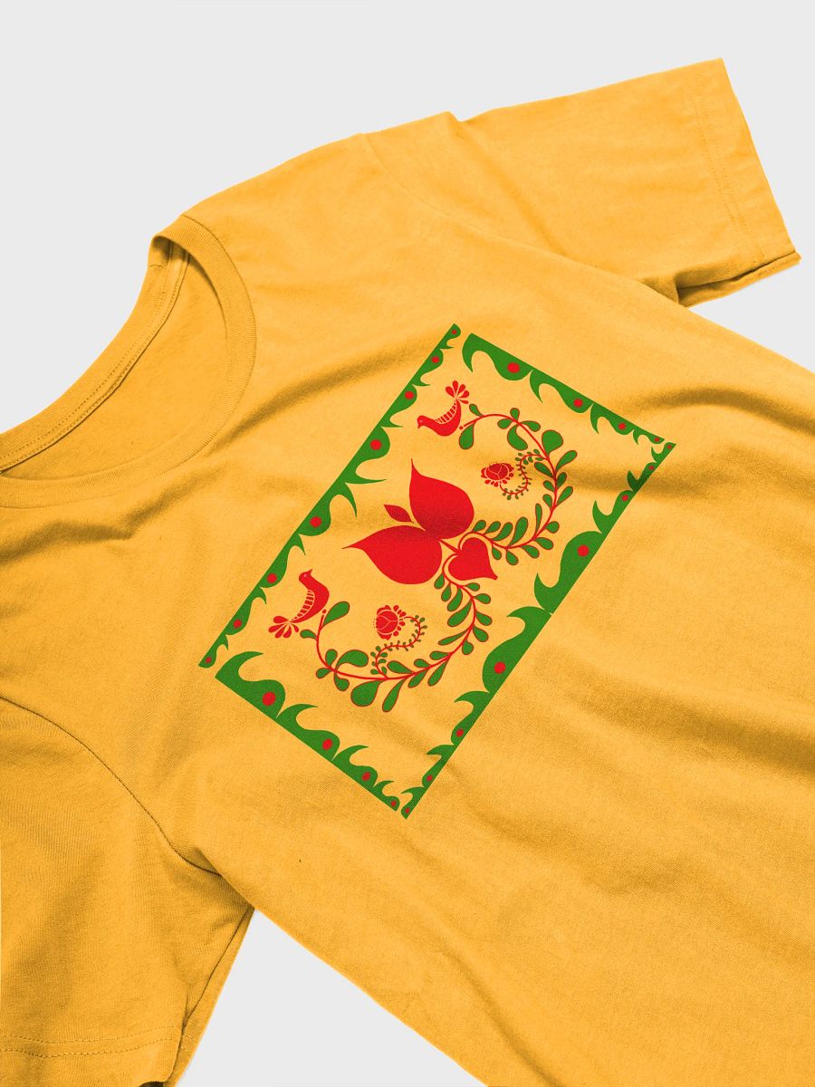 Hungary Folk Art Red & Green T-Shirt product image (3)