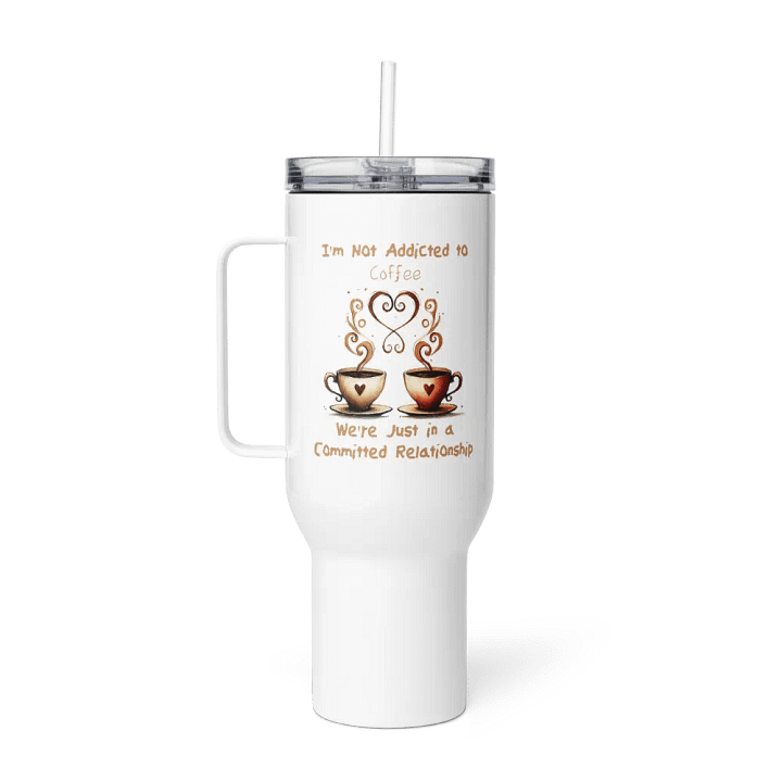 Coffee Committed Relationship Lg. Stainless Steel Travel Mug product image (5)