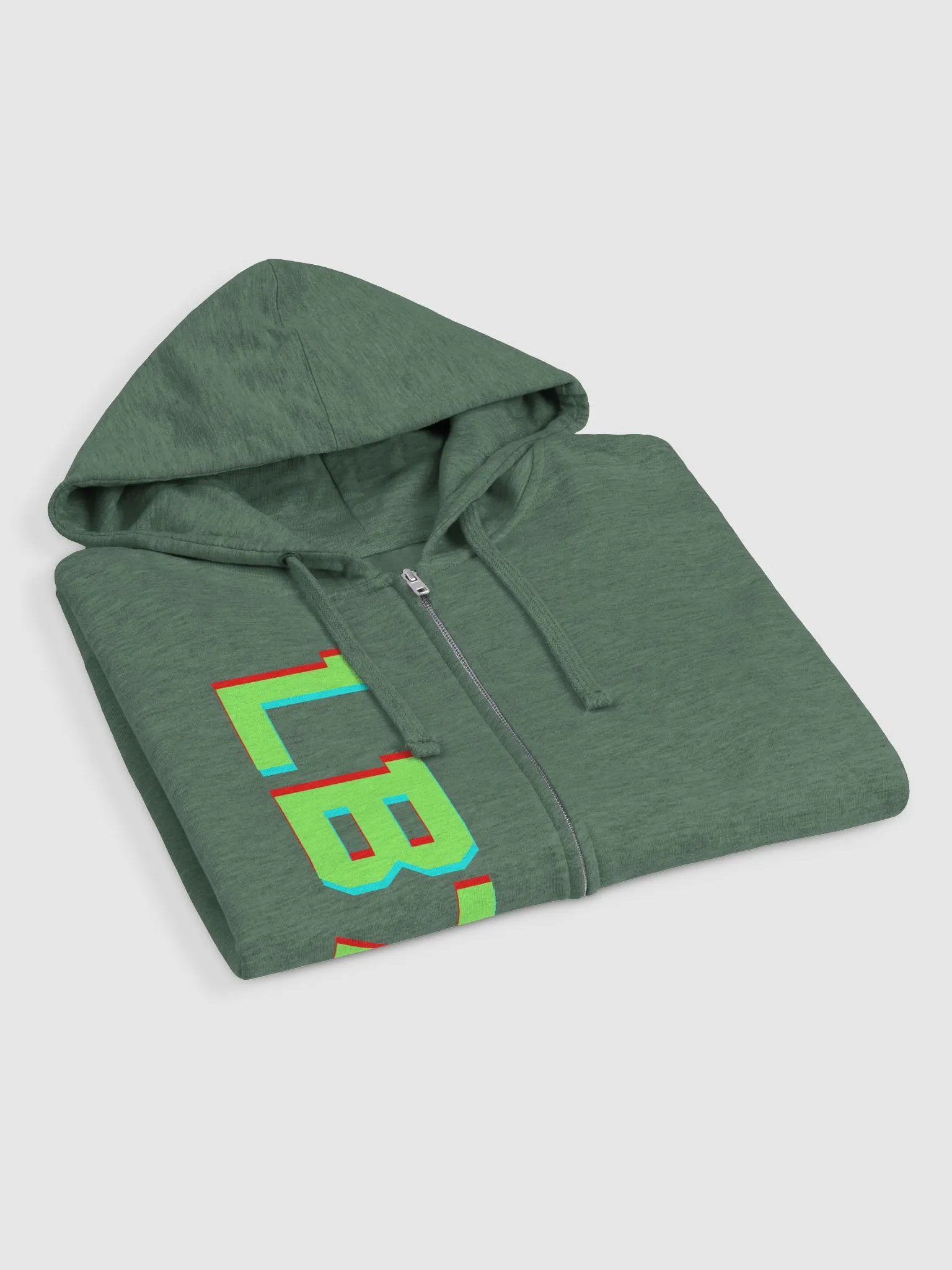 LB7 Fleece Zip UP Hoodie w/Kooshdaakaaa Sleeves product image (4)