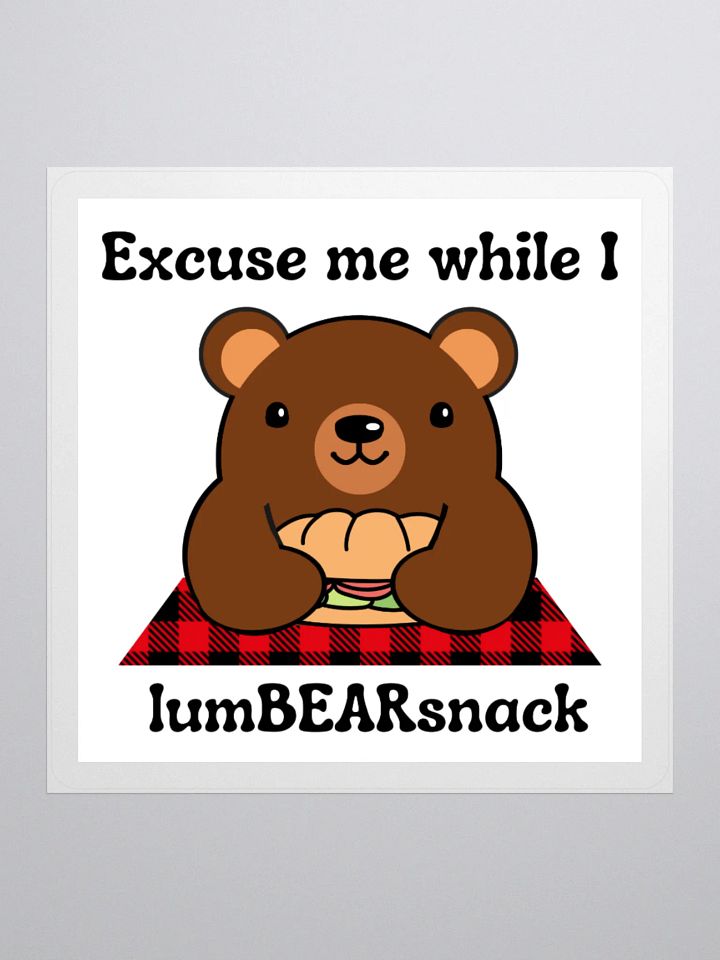 LumBEARsnack Sticker product image (3)