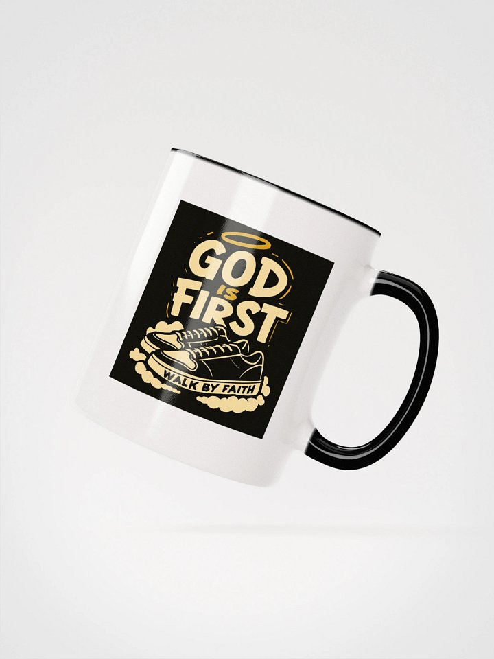 God is First – Walk By Faith Mug product image (3)