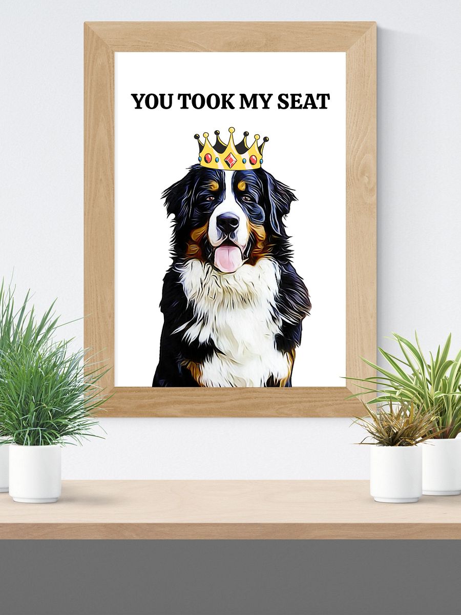 Border Collie With Crown Bathroom Downloadable Wall Art product image (7)