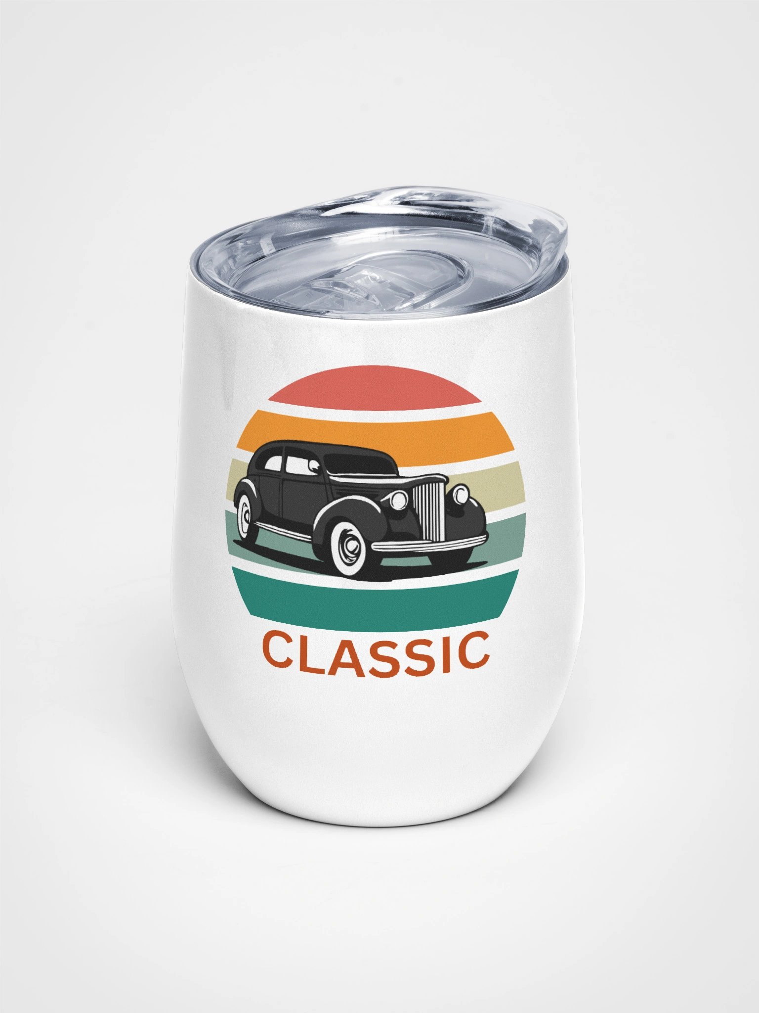 Retro Classic Car Wine Tumbler product image (1)