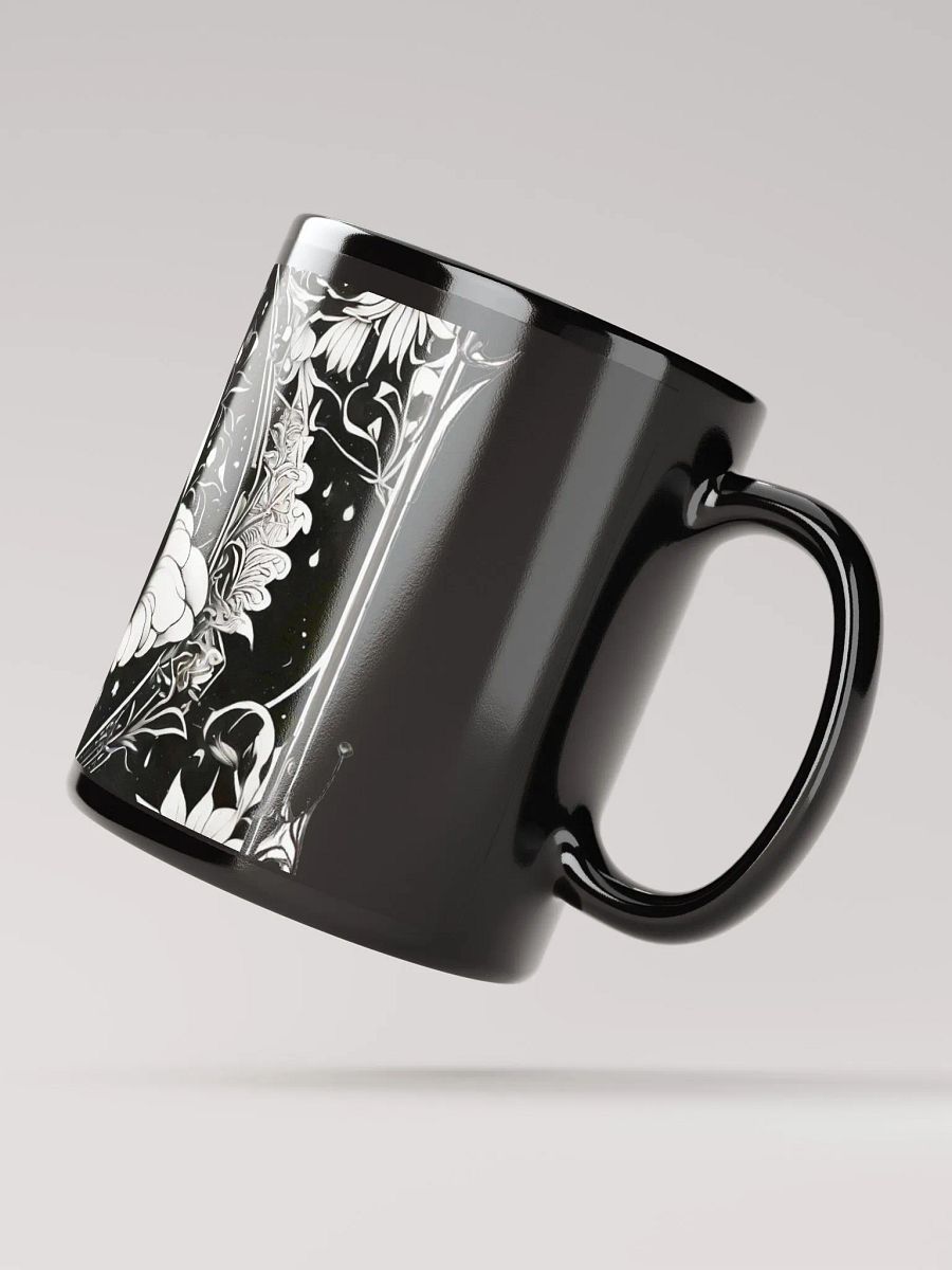 The Lord Of the Clouds - Black Cat on a Glossy mug product image (2)