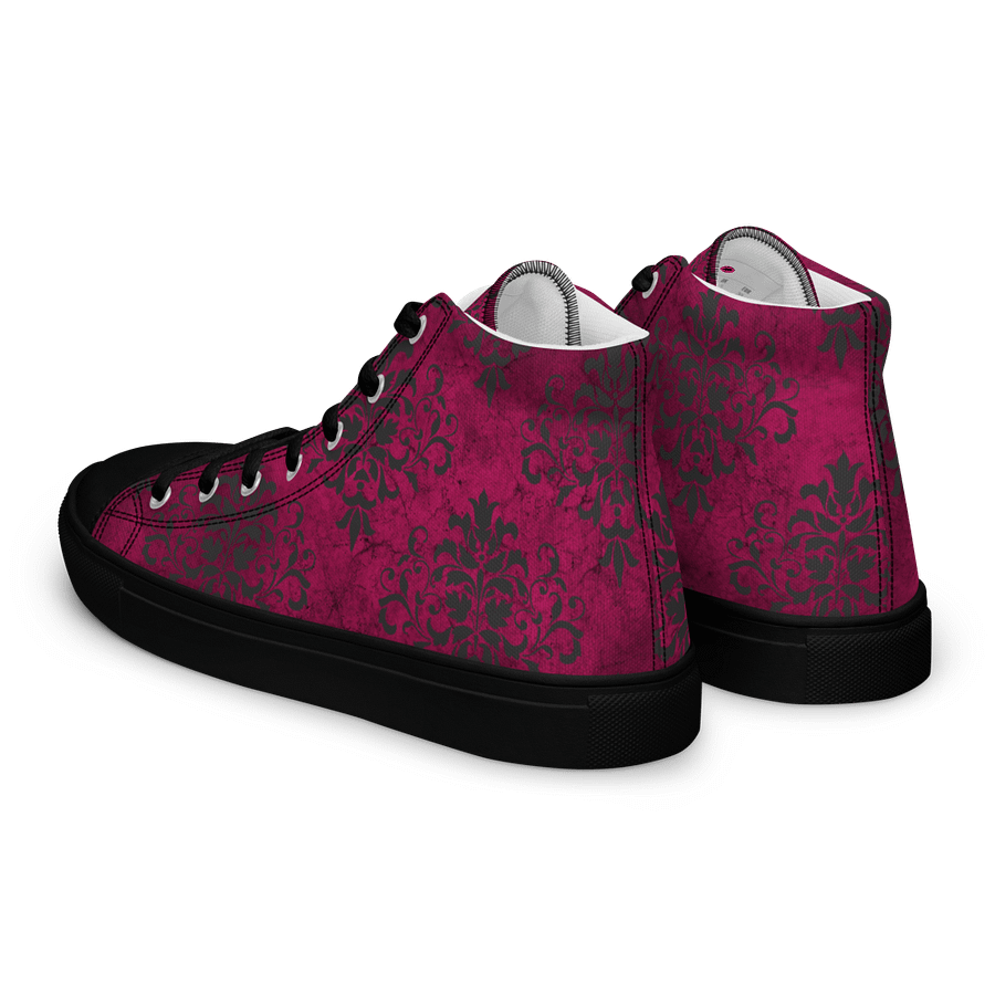 Magenta Damask High Tops product image (5)
