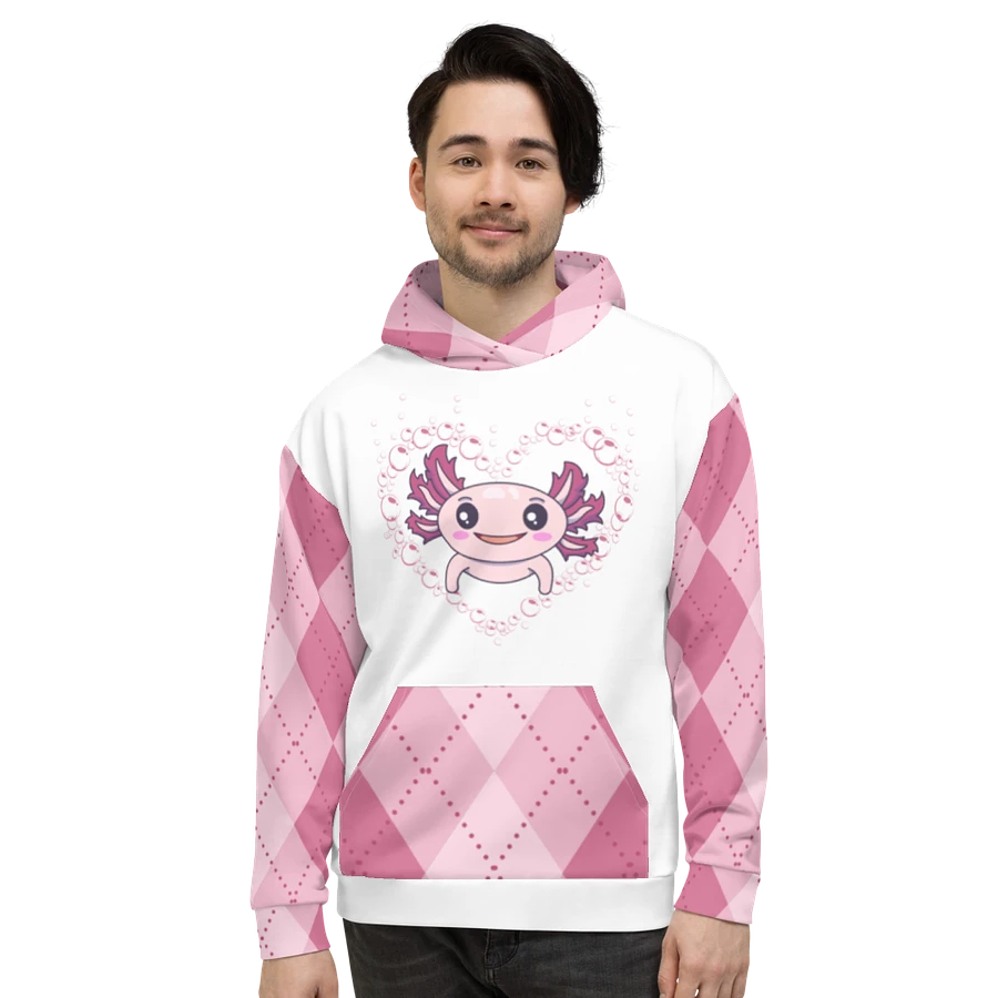 Pink And White Axolotl Hoodie product image (3)