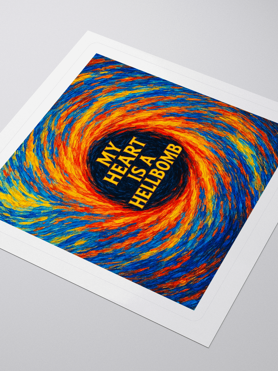 my heart is a hellbomb Stickers product image (7)