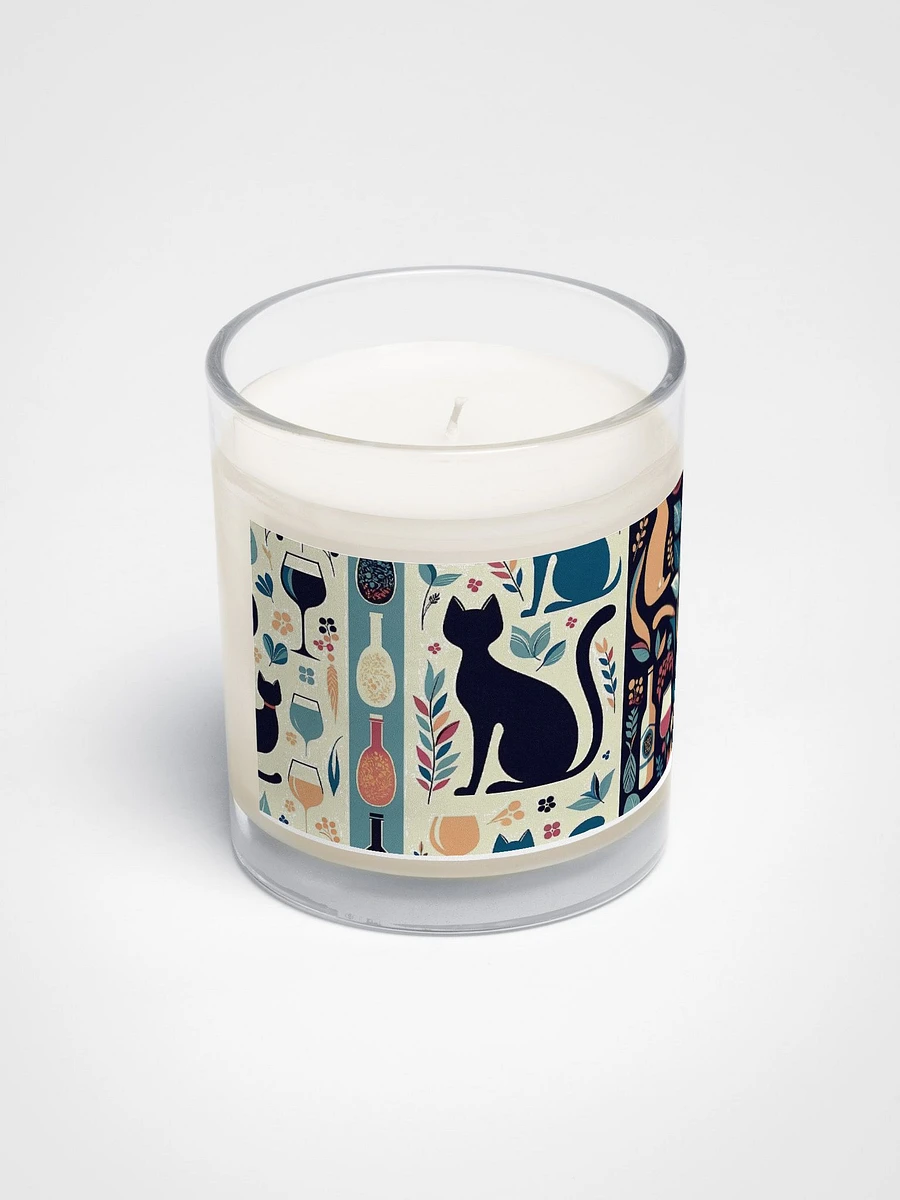 Soy Wax Candle In A Clear Glass Jar product image (2)