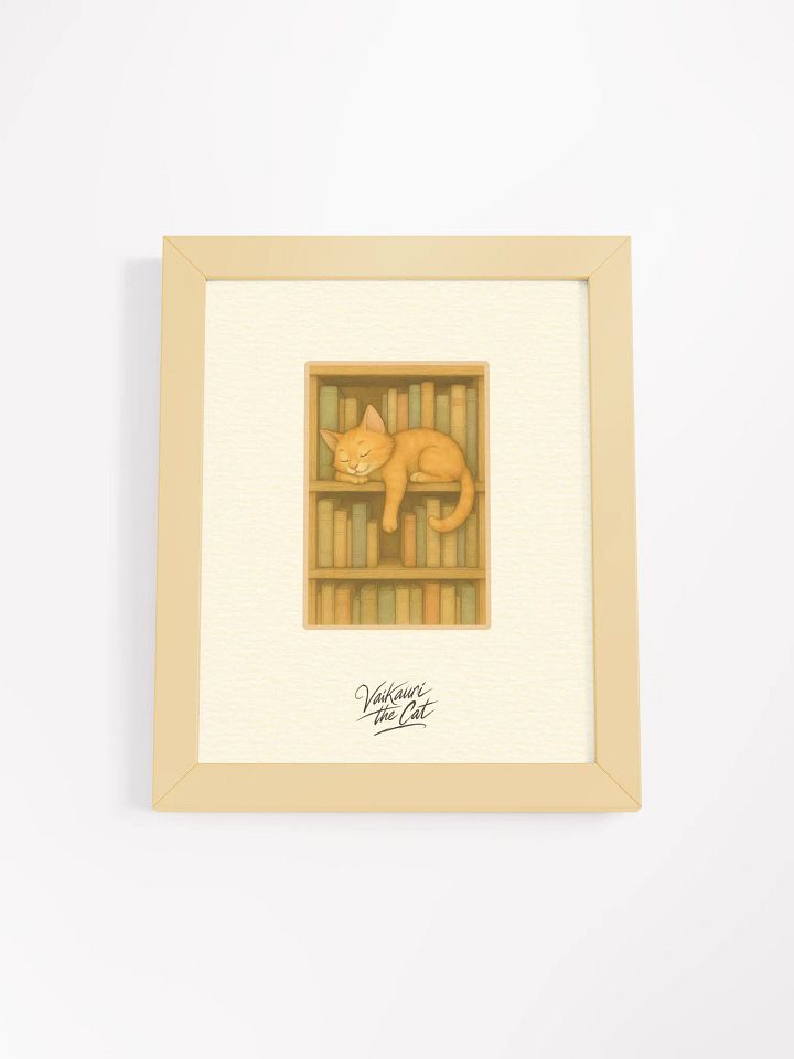 Vaikauri the Cat - Framed Matte Artprint product image (2)