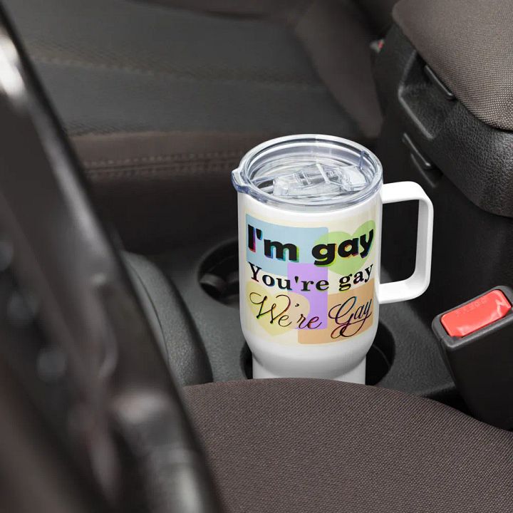 We're Gay Insulated Cup with Handle product image (2)