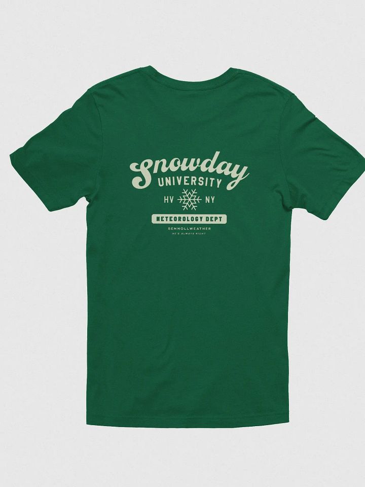 Snowday University t-shirt - green product image (2)