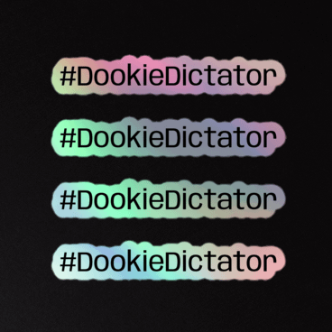 #DookieDictator Holographic Sticker Sheet product image (9)