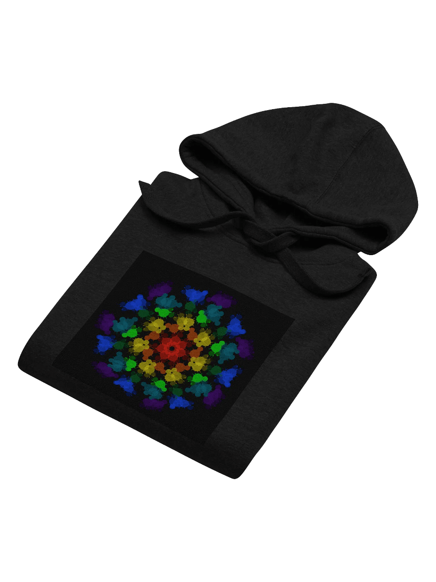 Symmetrical rainbow Mandala Unisex Hoodie product image (3)