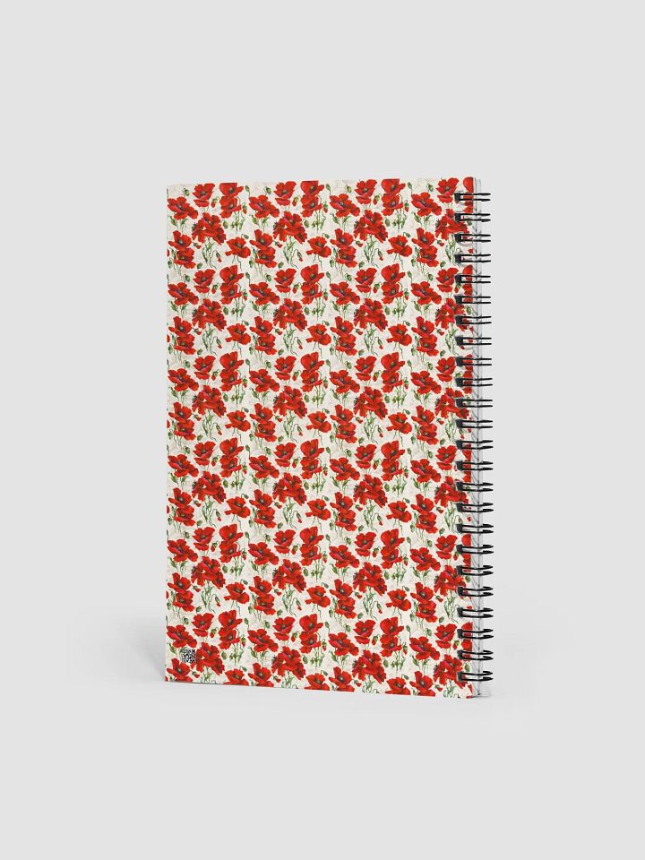 Poppy Paradise Spiral Notebook product image (1)
