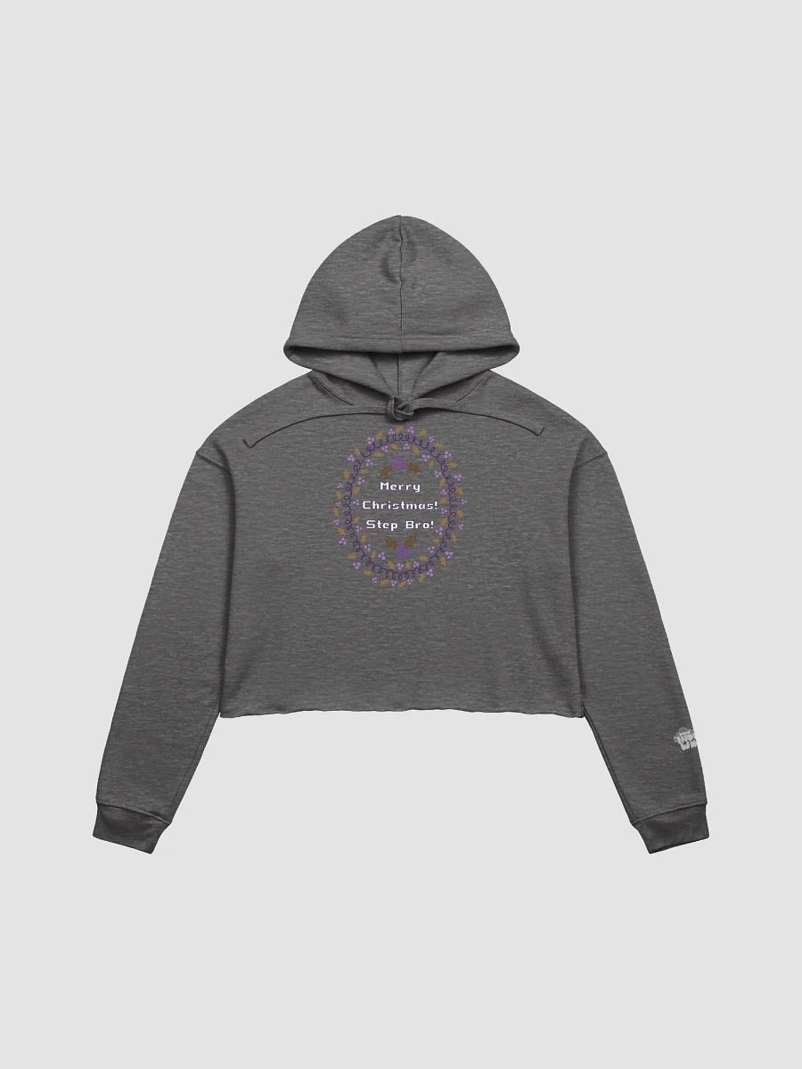 Step Bro Christmas Cropped Hoodie - Purple product image (3)