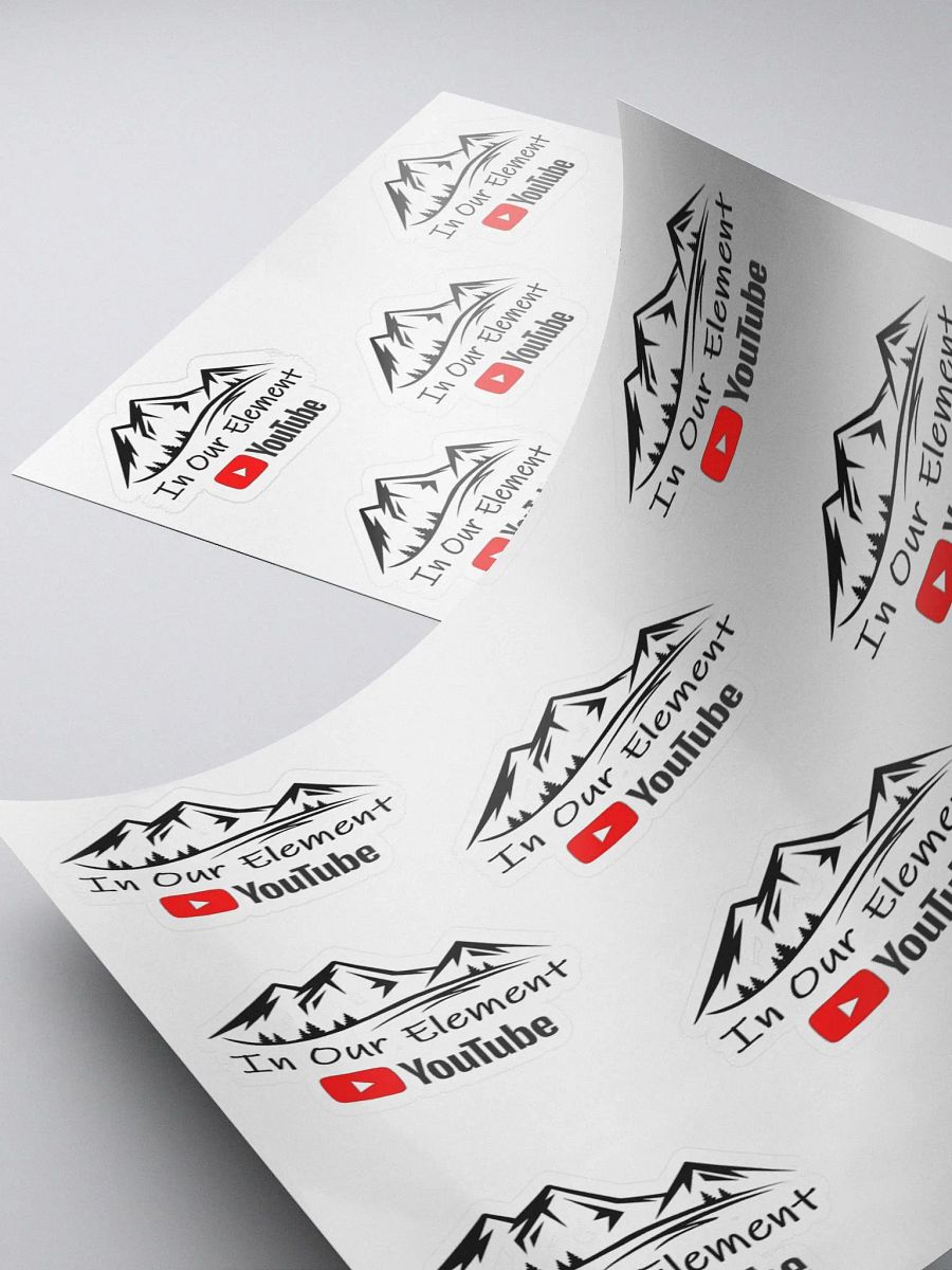 In Our Element / YouTube Decals X 8 (3 sizes to choose from) product image (4)