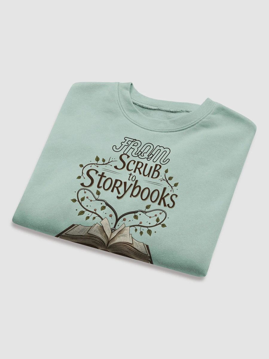 Whimsical Vine Book Crop Sweatshirt product image (15)