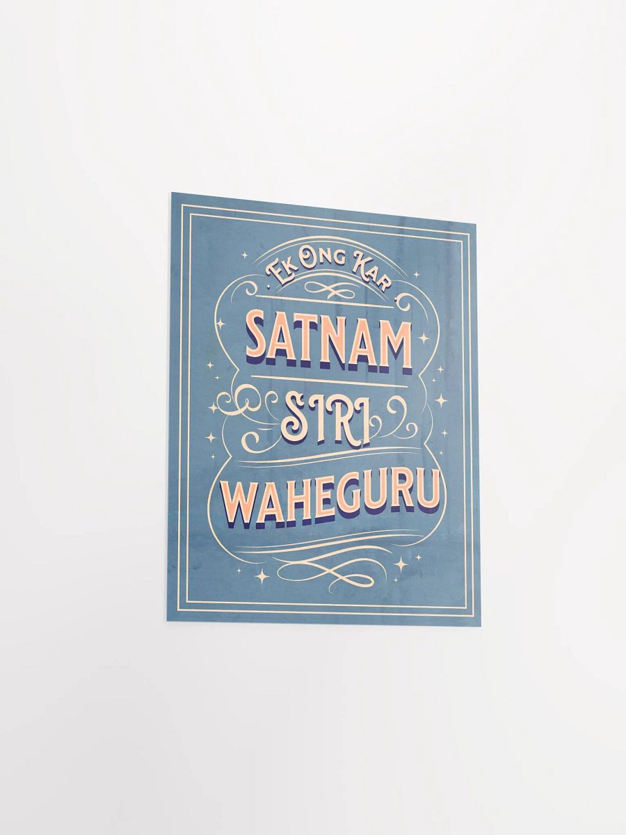 Ek Ong Kar Poster Blue product image (6)