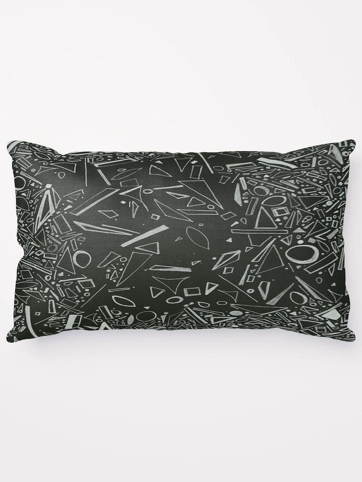 Long Graphic Black-White Pillow product image (1)