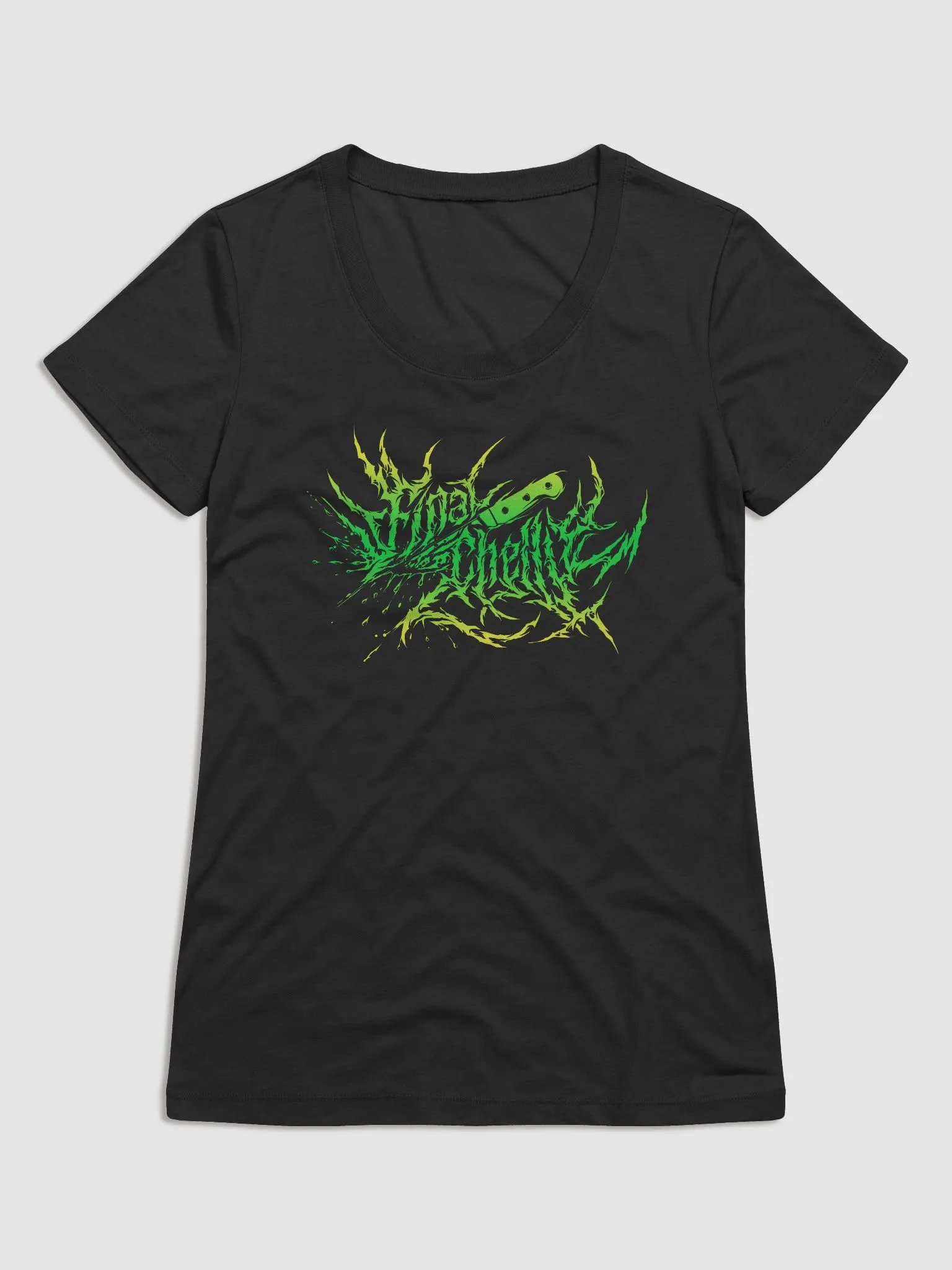 Keep It Metal Green Logo Womens Triblend Printed Tee product image (1)