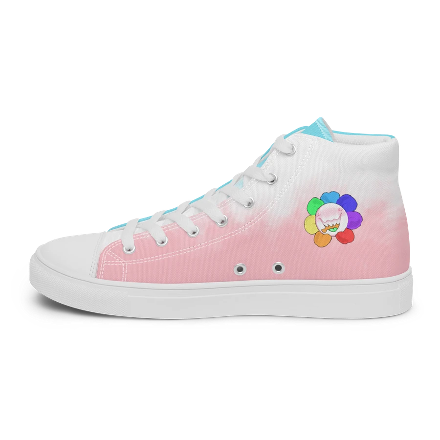 Pastel Blue, Pink and White Flower Sneakers product image (28)