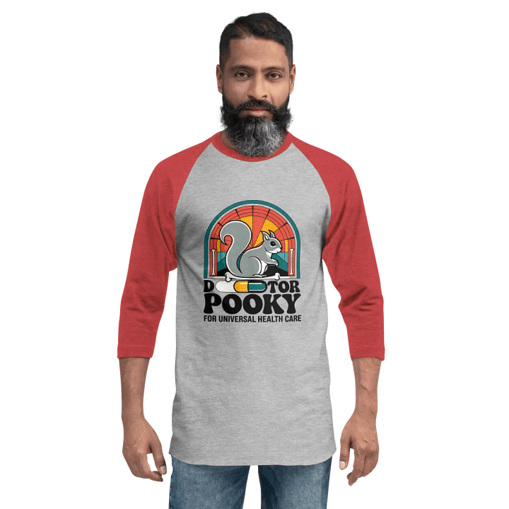 Universal Health Care Advocate Raglan Tee product image (2)