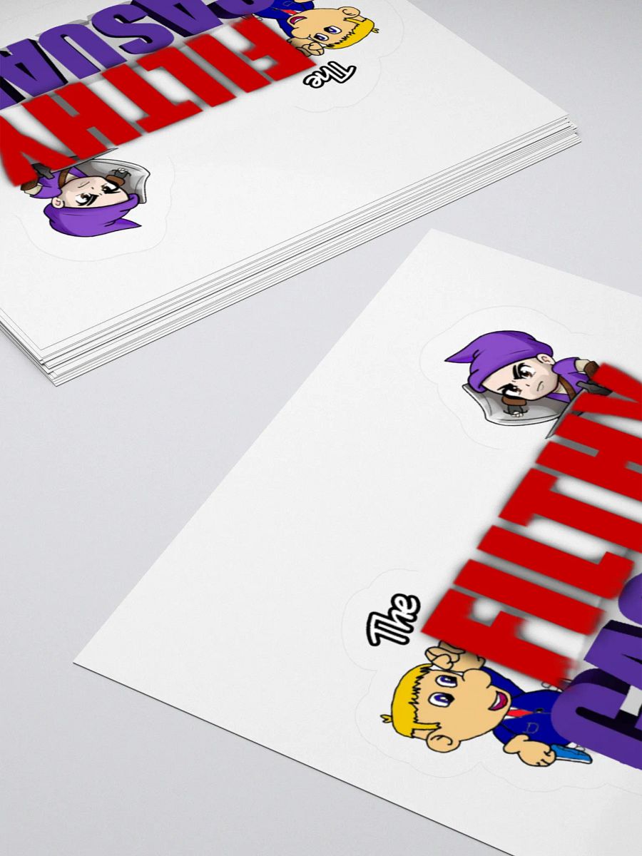 'The Filthy Casuals' Kiss Cut Stickers product image (12)