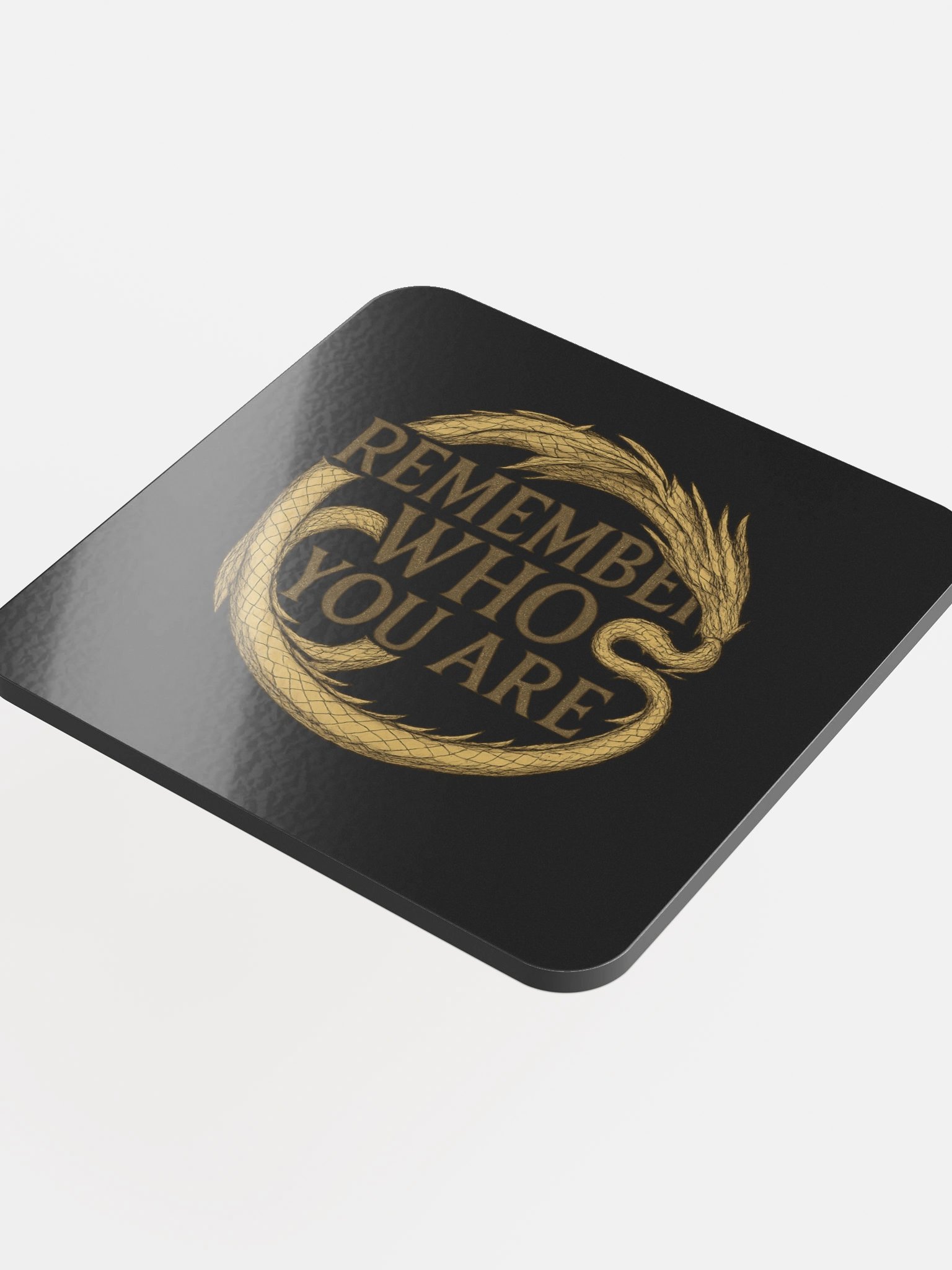 🔥 "Remember Who You Are" Flame Coaster – A Daily Dose of Power 🔥 product image (4)